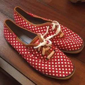Polka dot Keds